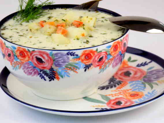 Zupa ogórkowa na rosole