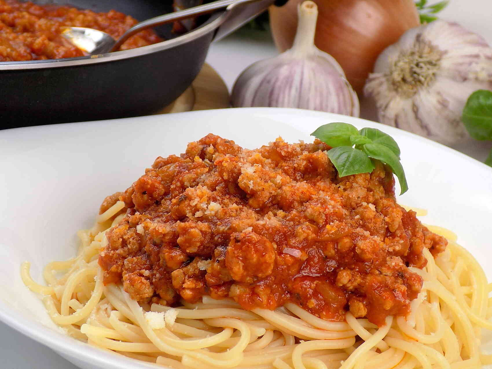 Przepis na spaghetti z mięsem mielonym